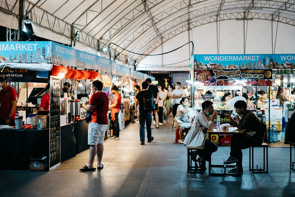 방콕 야시장