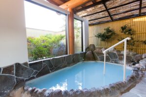 개인 온천이 있는 유후인 료칸